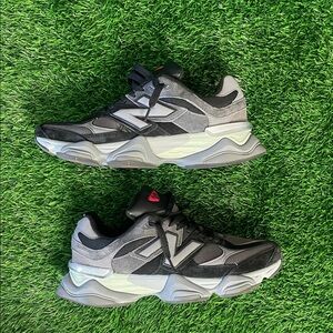 Men's Black and Gray Sneakers